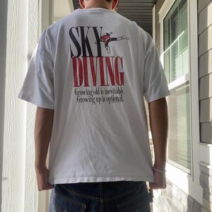 Quiksilver Men's White T-shirt